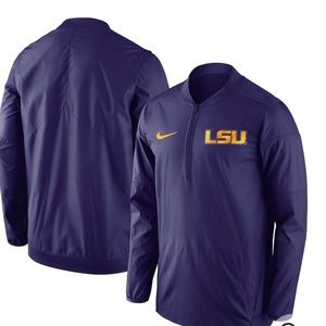 Nike Dri-Fit LSU Windbreaker and Hat